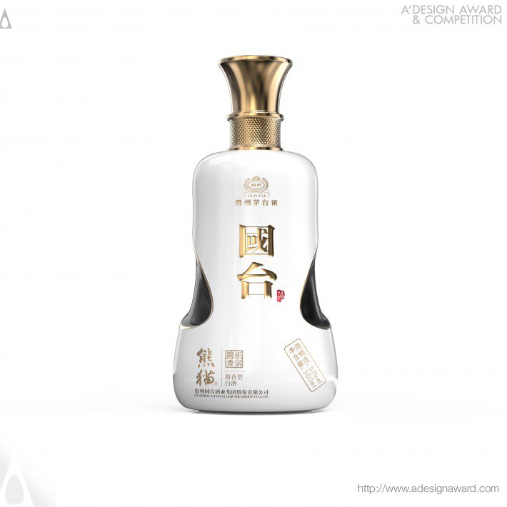 Guotai Panda Bionic Chinese Baijiu Packaging by Jiahuizi Xu