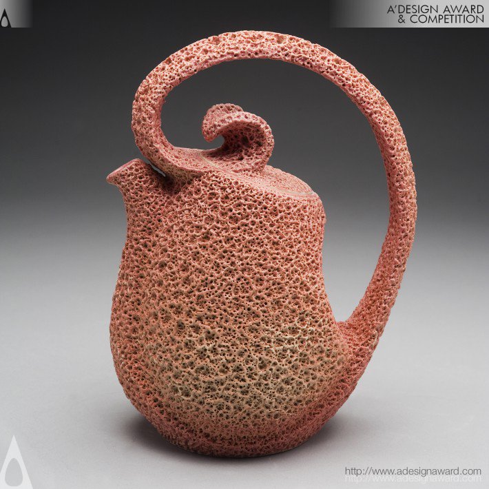 Coral Teapot by Swee Tuan Pang