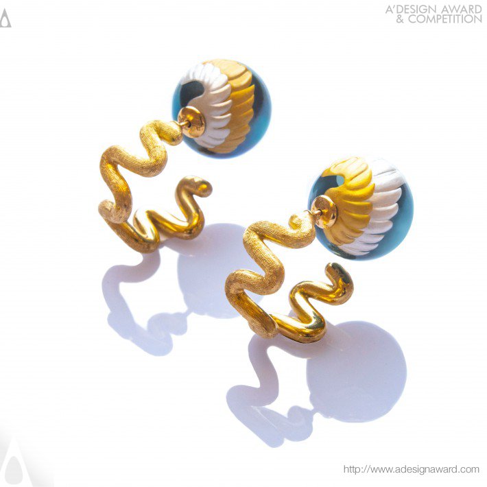 Angelic Blessing Earrings by Chiaki Miyauchi