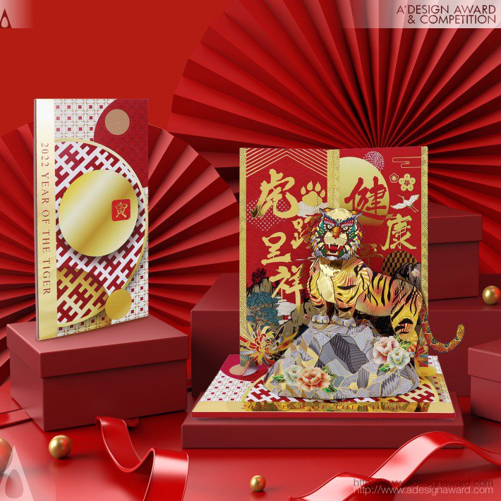 Year of Tiger 3d Paper Craft Decoration by DS Glitter Ltd. - Sam Hui &amp; Peter Lei