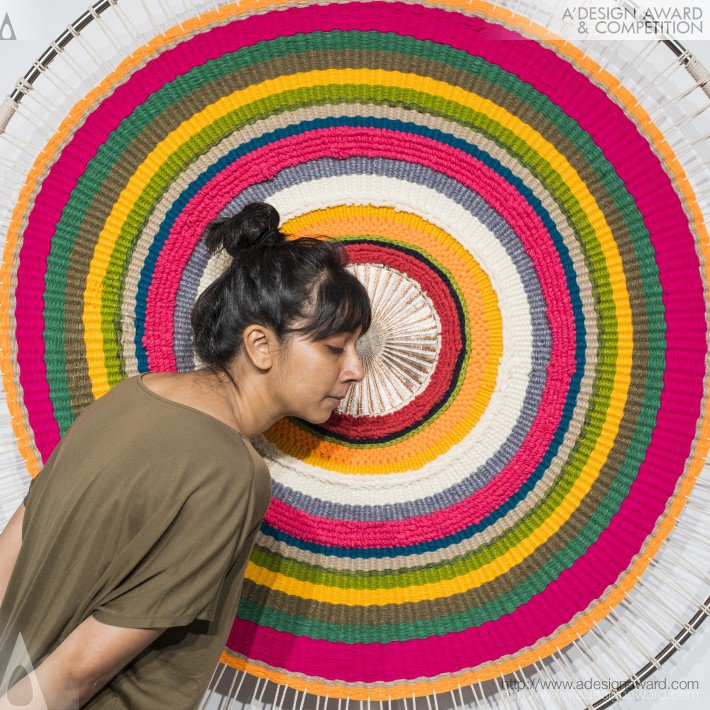 Sound Circles Taiwan Sonic Textile Installation by Hyojin Yoo &amp; Nupur Mathur