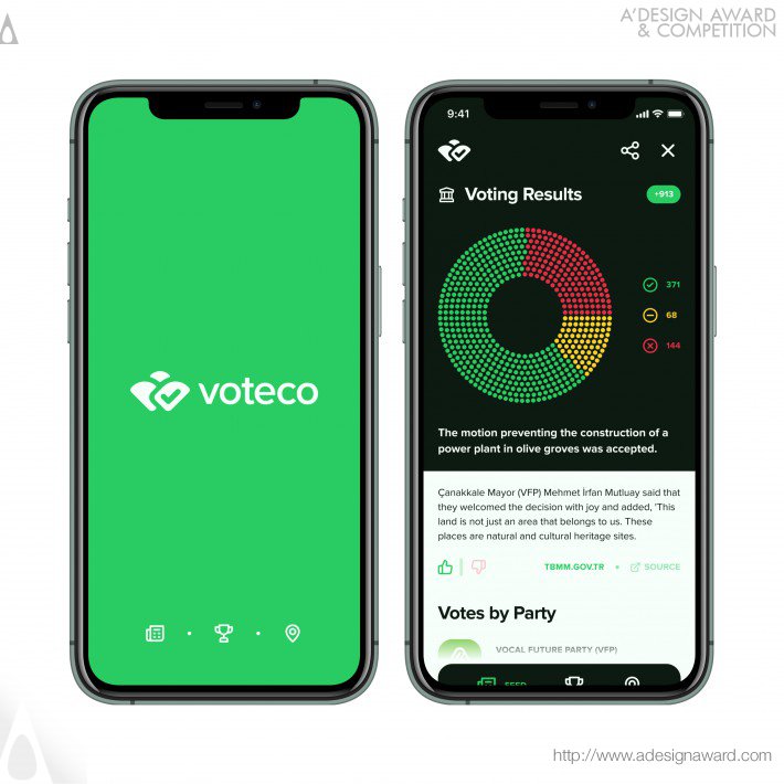 Voteco Mobile Application by Ata Sevinc