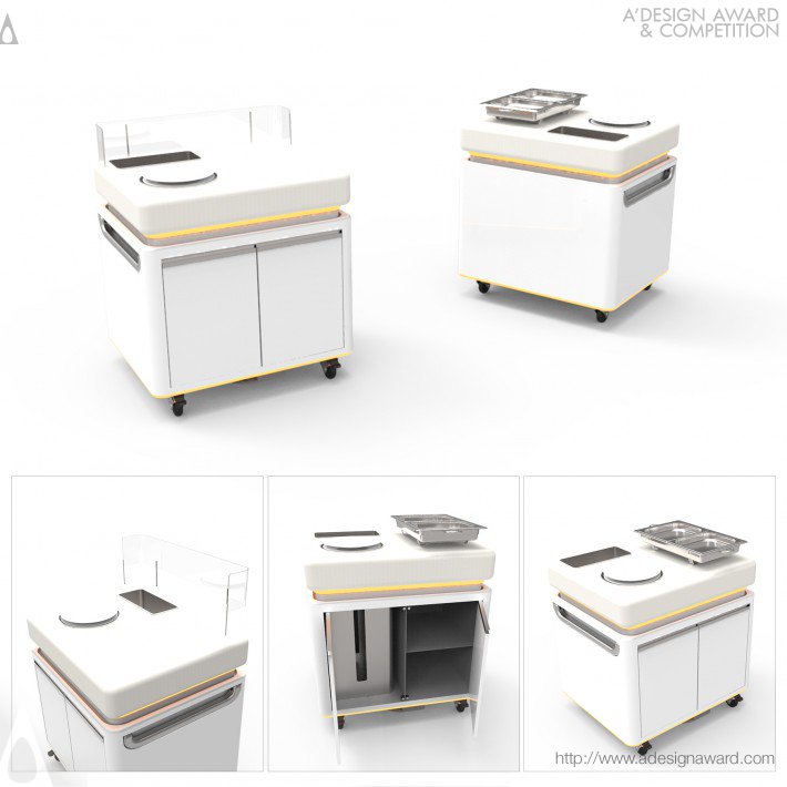 Mobile Kitchen Unit by Baris Bumin