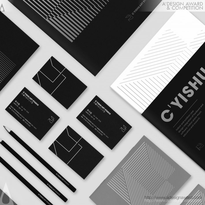 C&#039;yishu Corporate Identity by Wang Zhiqi