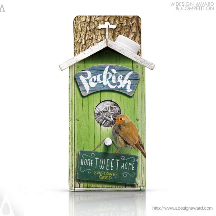 Peckish Bird Food Packaging by Springetts Brand Design