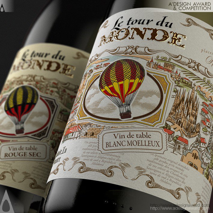 Le Tour De Monde Series of European Wines by Valerii Sumilov