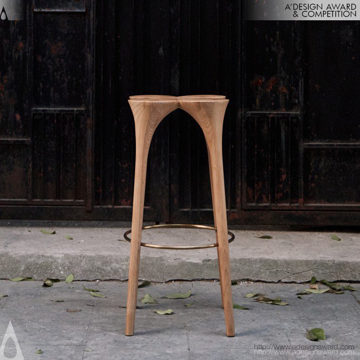 Shuangyong Jin - Clover High Stool