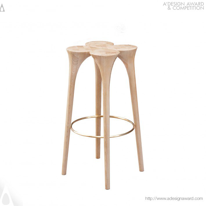 Shuangyong Jin High Stool