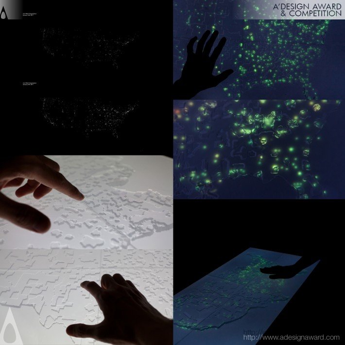 Tangible Data Data Fabrication For Exhibition by Kyuha Shim