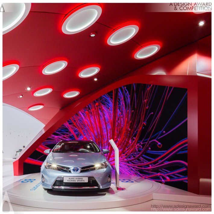 Alia Ramadan - The Wave Global Trade Fair Stand Designfor Toyota