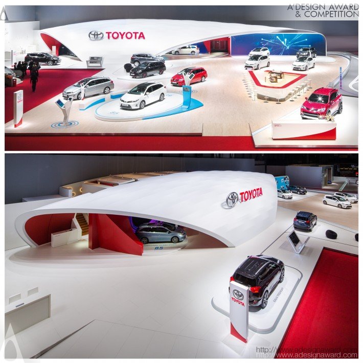 The Wave Global Trade Fair Stand Designfor Toyota by Alia Ramadan