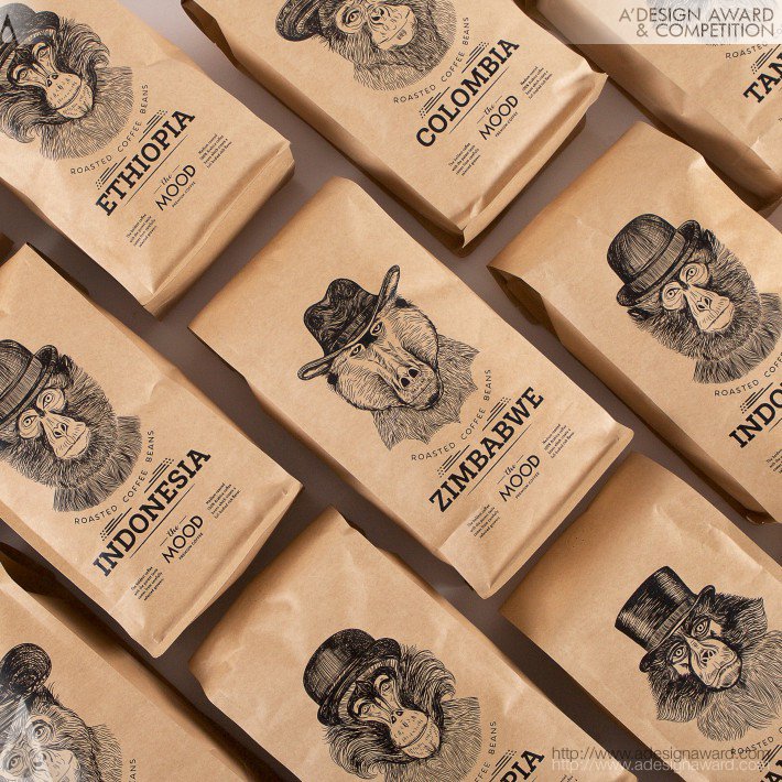 The Mood Coffee Packaging by Salvita Bingelyte