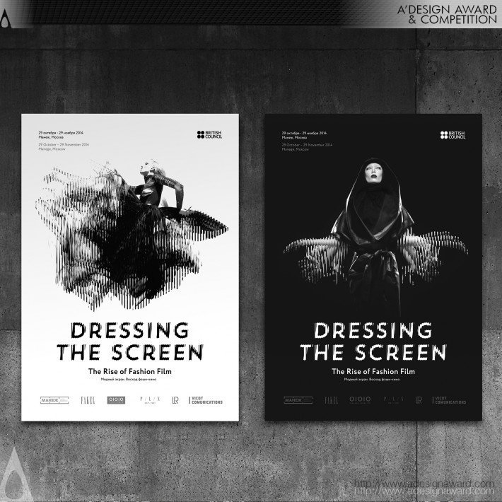 Roma Lazarev - Dressing The Screen Exhibition Identity