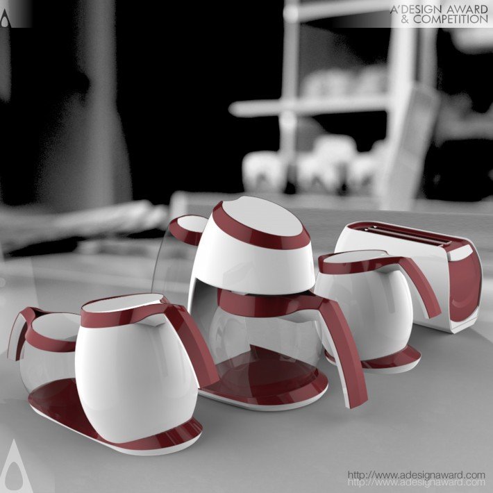 Icon Breakfast Set Kettle, Coffee and Tea MacHine, Toaster by Vestel ID Team
