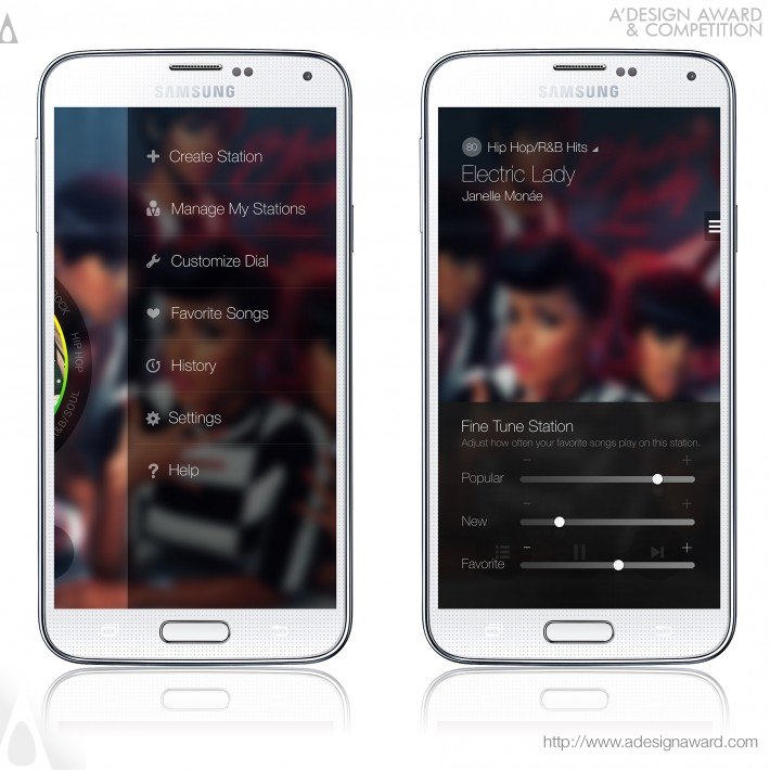 Mobile Music App (streaming Radio App) by Samsung Milk Music Team