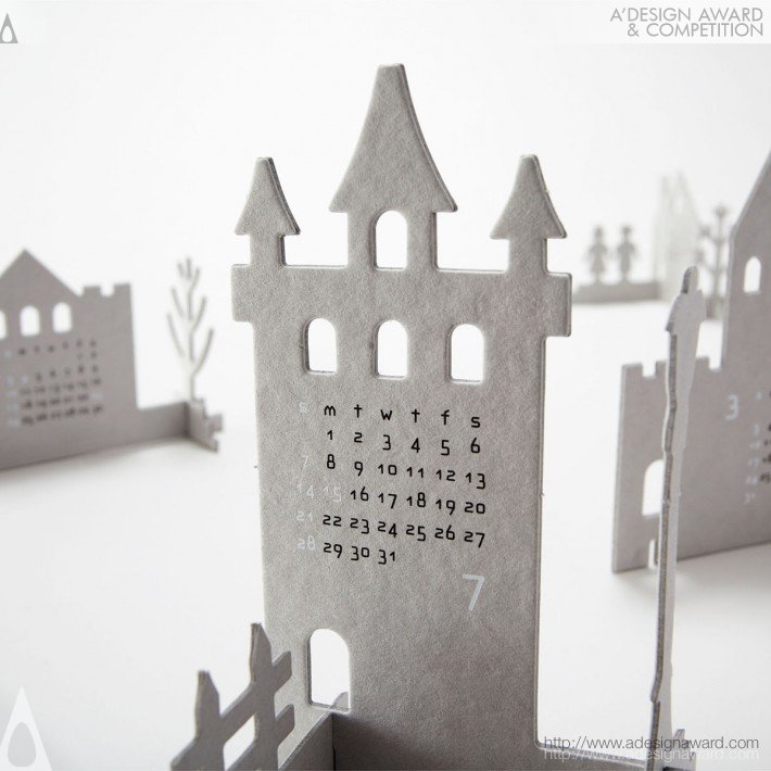 Calendar 2013 “town” by Katsumi Tamura