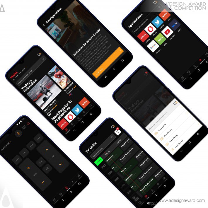 Smart Center Tv Application by Vestel UX/UI Design Group