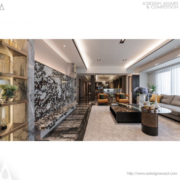 Aesthetic Content Residential Apartment by Li Tsan Hen
