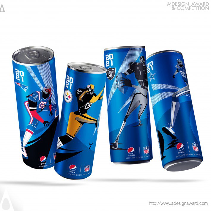 Pepsi Football Packaging by Dennis Furniss
