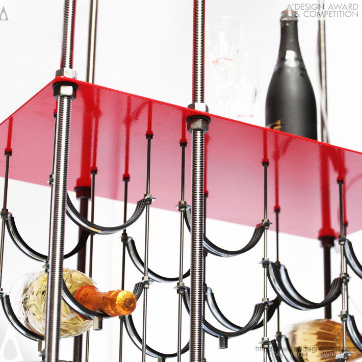 Multifunctional Wine Rack by Maria-Zoi Tsiligkiridi