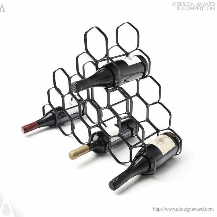 Winestax Stackable Wine Rack by BrandBase B.V.