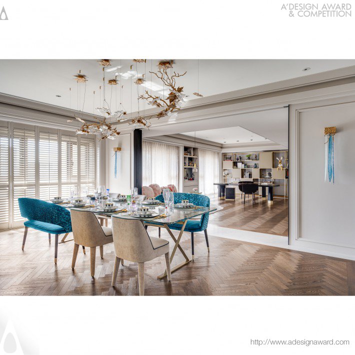 Idan Chiang of L&#039;atelier Fantasia - Jewelry Box Apartment Interior