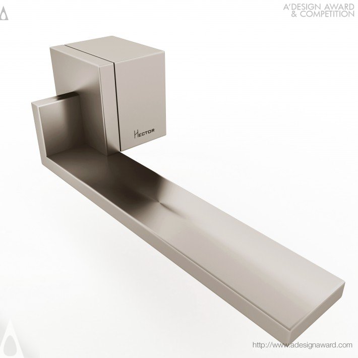 Square Door Handle by Xenofon Hector Grigorelis