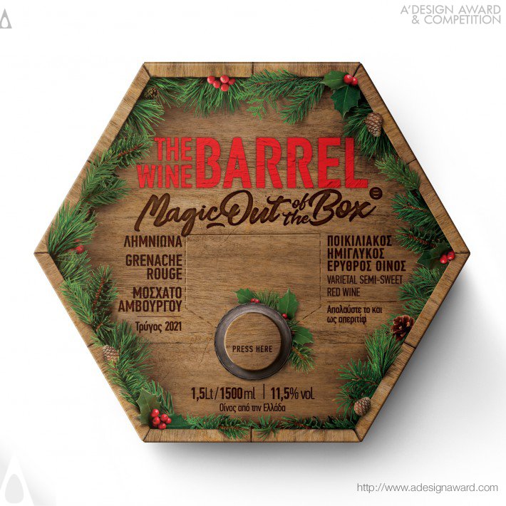 Antonia Skaraki - The Wine Barrel Xmas Limited Edition Packaging