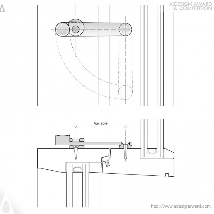 Minimal Sash Lock by Jeffrey Klug