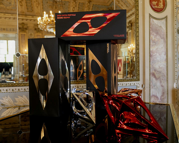 A' Design Award Gold, Silver and Iron 5XL Trophies