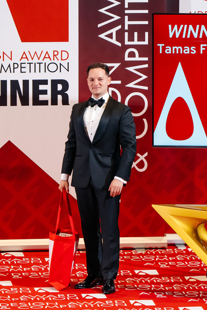 Winner Designer at Stage at Gala