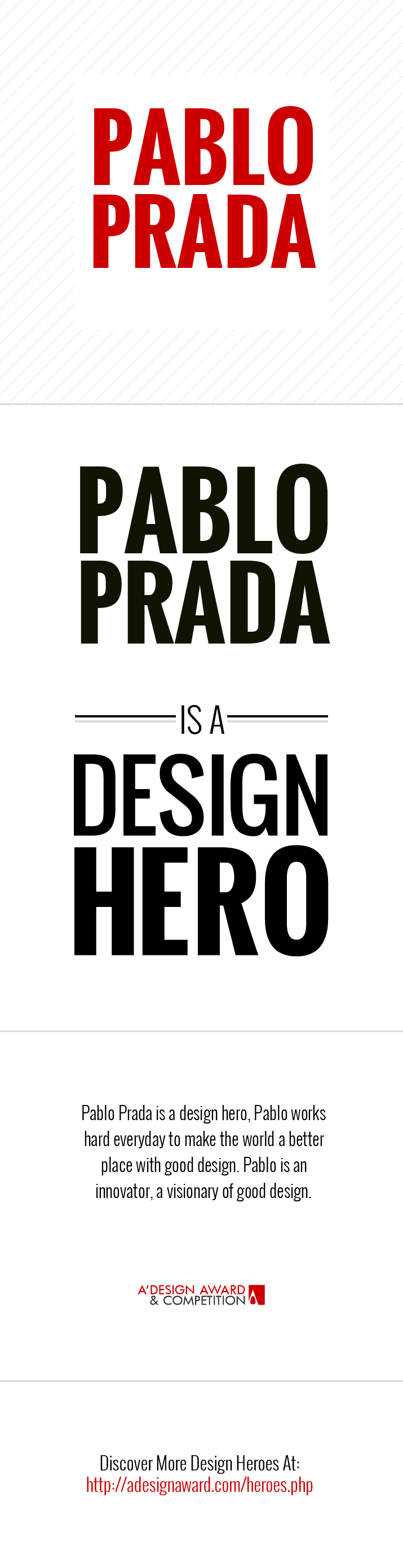 A' Design Award and Competition - Pablo Prada, a design hero