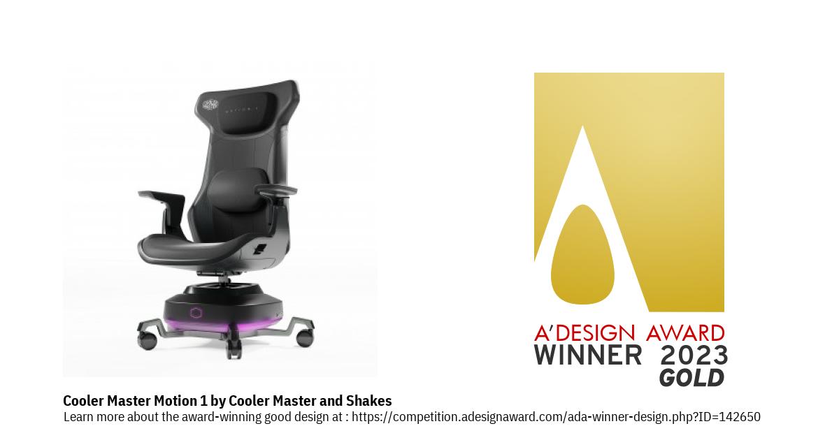 Cooler Master Motion 1 Haptic Gaming Chair by Cooler Master and Shakes