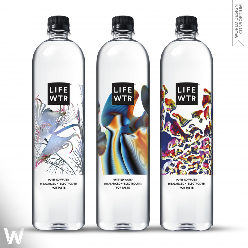 Lifewtr Series 7: Art through Technology Packaging