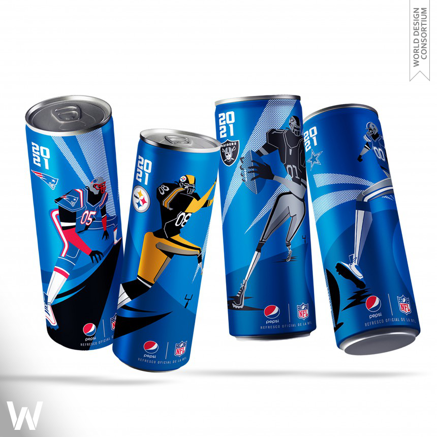 Pepsi Football Packaging