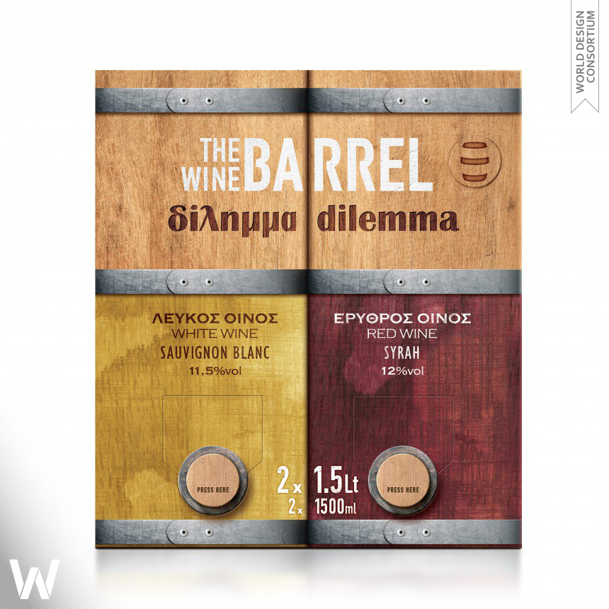 The Wine Barrel Dilemma Packaging 