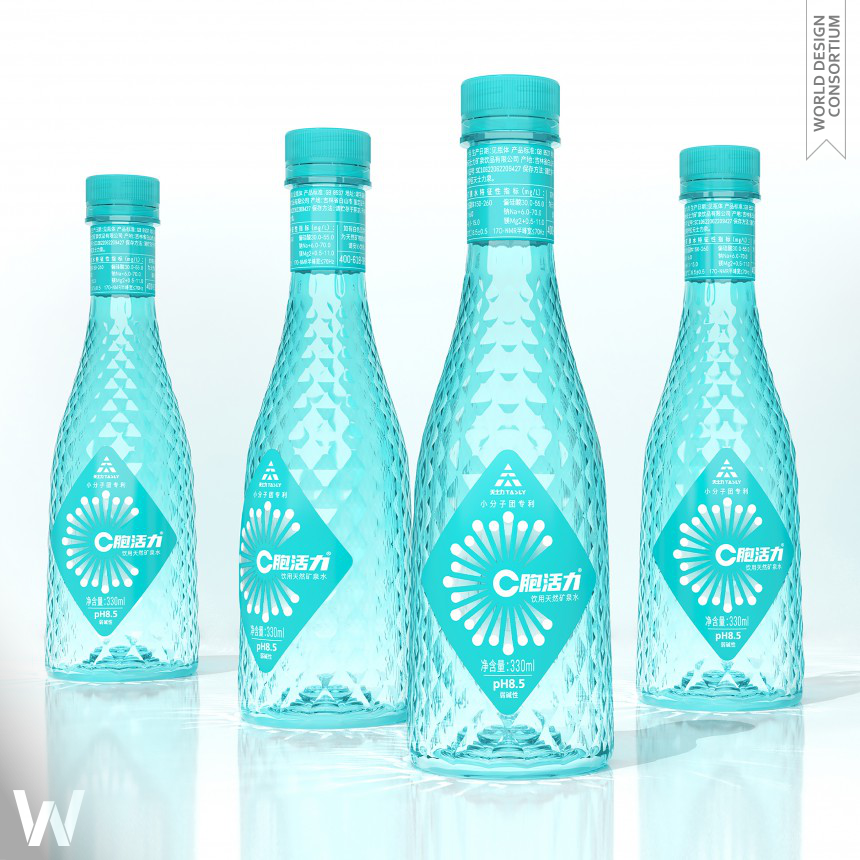 C Cell Vitality Mineral Water Packaging