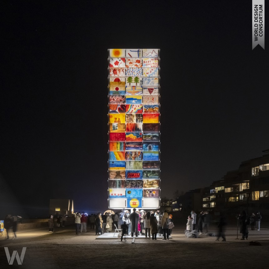 The Lighthouse of Wishes Art Installation