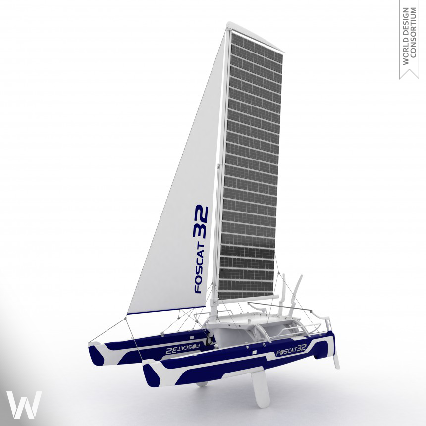 Foscat-32 Folding Solar Catamaran