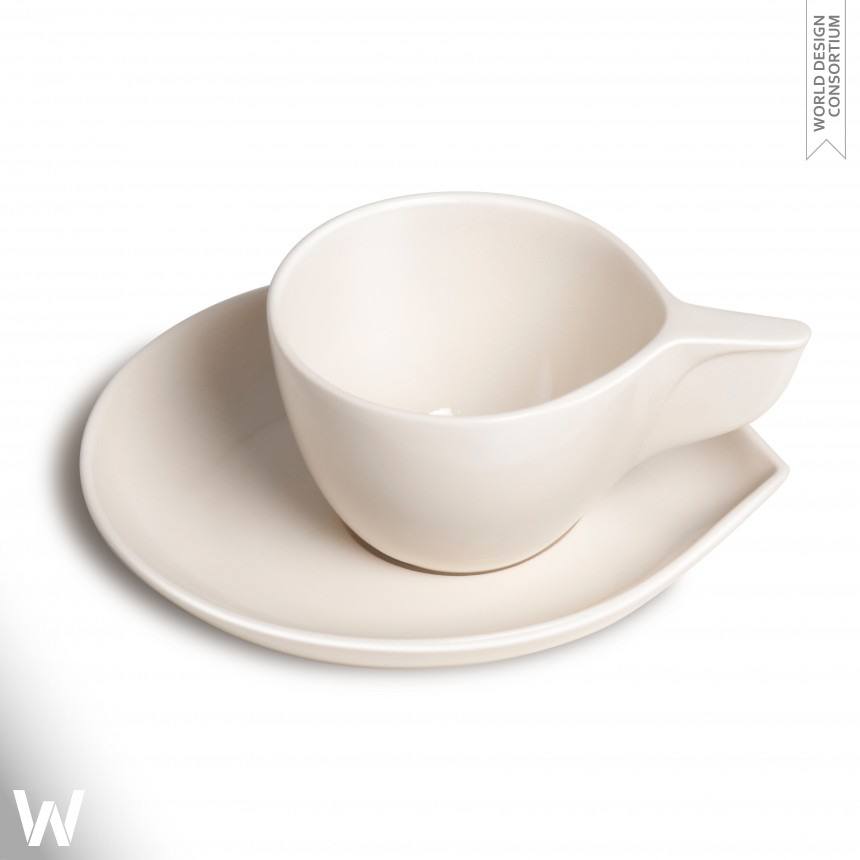 Cappuccino set Porcelain cup and saucer