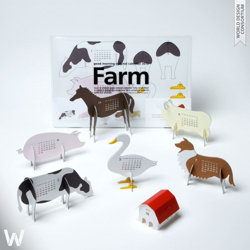 good morning original calendar 2012 “Farm” Calendar