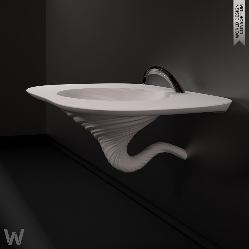 Vortex Washbasin and a complementary tap 