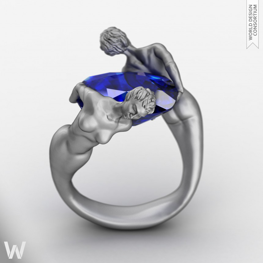 Twin Angels  Jewelry Ring
