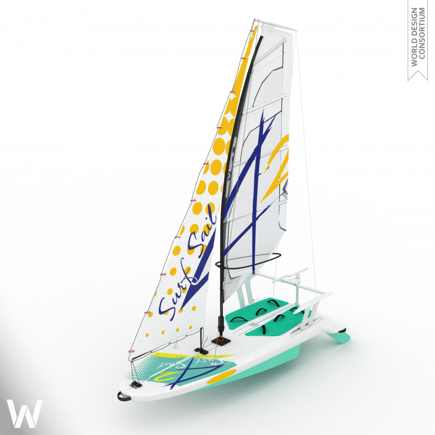 SurfSail42 Sailboard for windsurfing and sailing