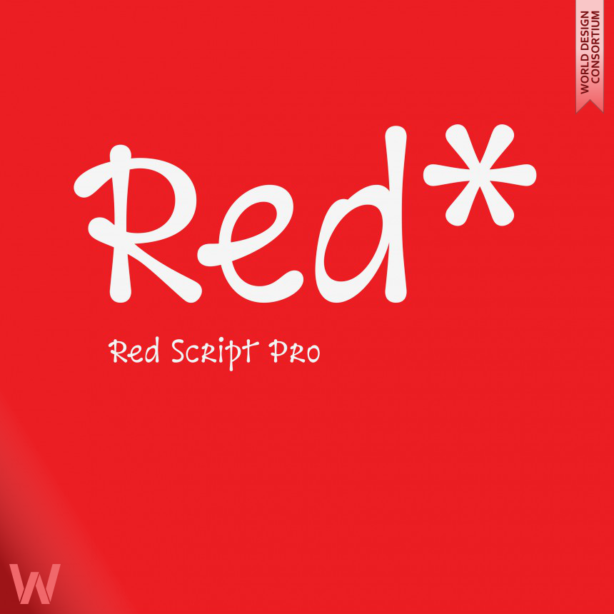 Red Script Pro typeface Typeface