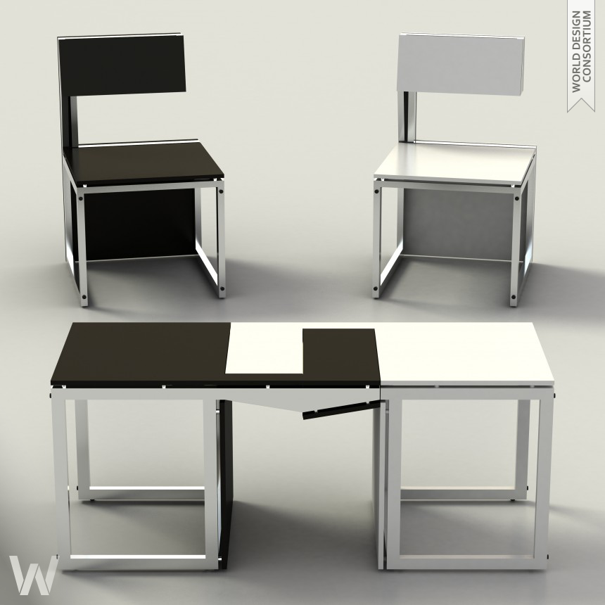 Sensei Transformable Chairs and Coffee Table
