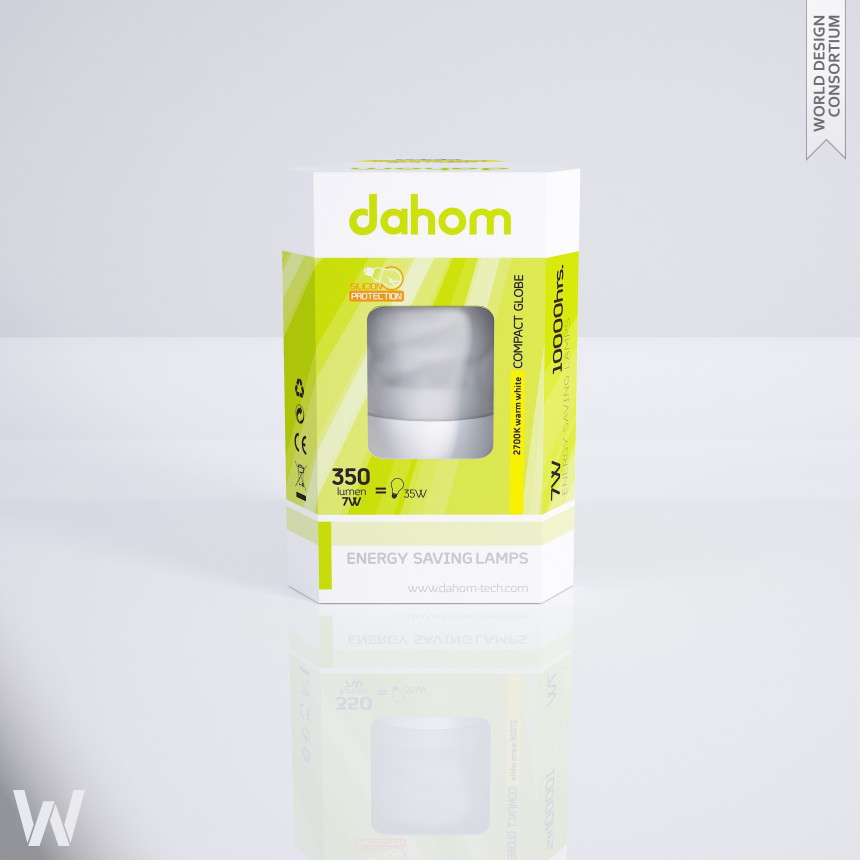 Dahom CFL Packaging Energy Saving Lamp Packaging