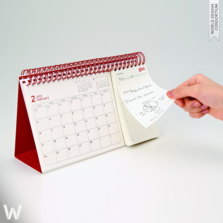 2013 goo Calendar “MONTH & DAY” Calendar