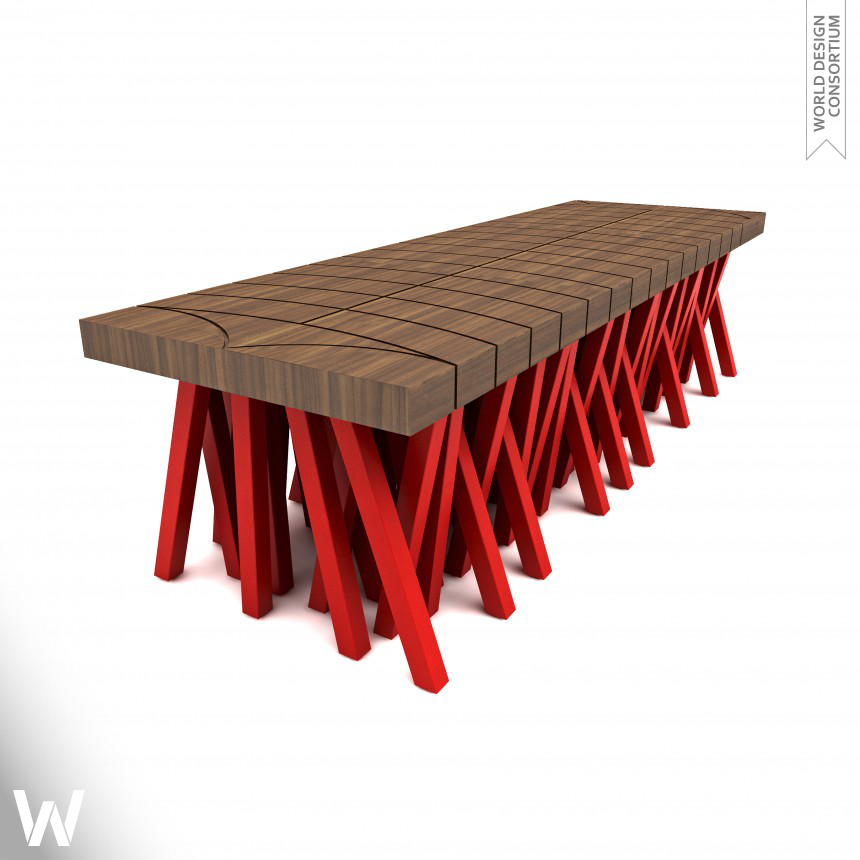 Centopéia Bench, table