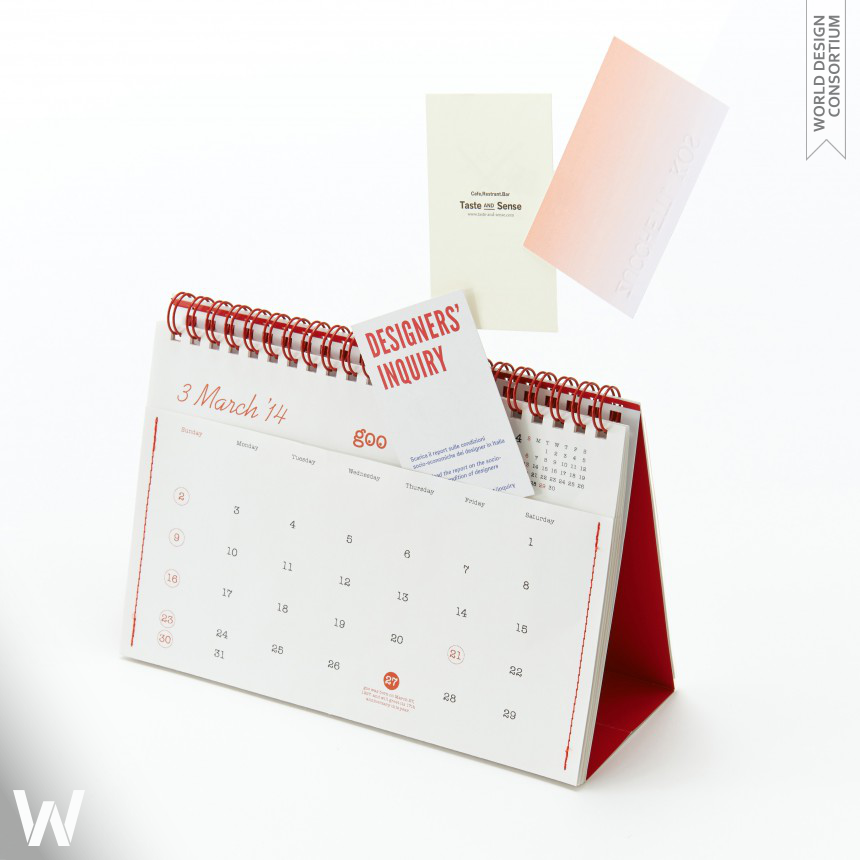 17th goo Calendar “12 Pockets 2014” Calendar